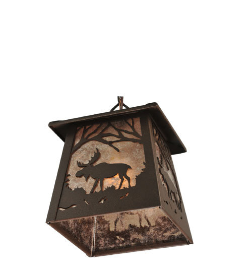 Luminaire suspendu géométrique 1 lumières lanterne