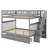 Full Over Full Bunk Bed With Drawers-1829242487
