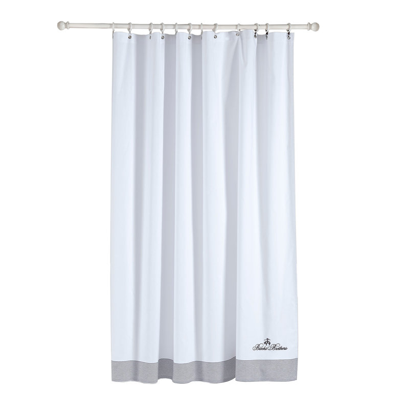 Cotton Shower Curtain, Anthracite