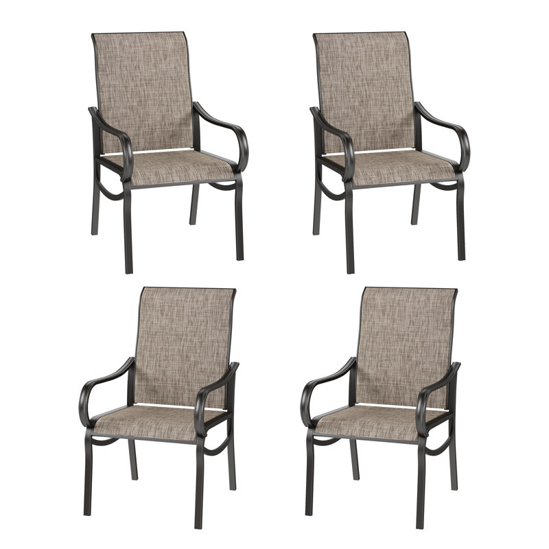 4 chaises de patio pour l'extérieur, 4