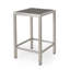 43" Outdoor Aluminum Frame Bar Table With PE Rattan Table Top