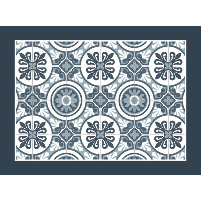 Flint Vinyl Abstract Rectangle Placemat