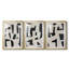 ABSTRACT Series Dxci II - Impression sur mesure encadrée de qualité supérieure - 3 pièces-268257776-268257779