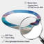 Shoreline Waves Sunset III - Irregular Coastal Waves Assymetrical Nautical Unique Wall Mirror