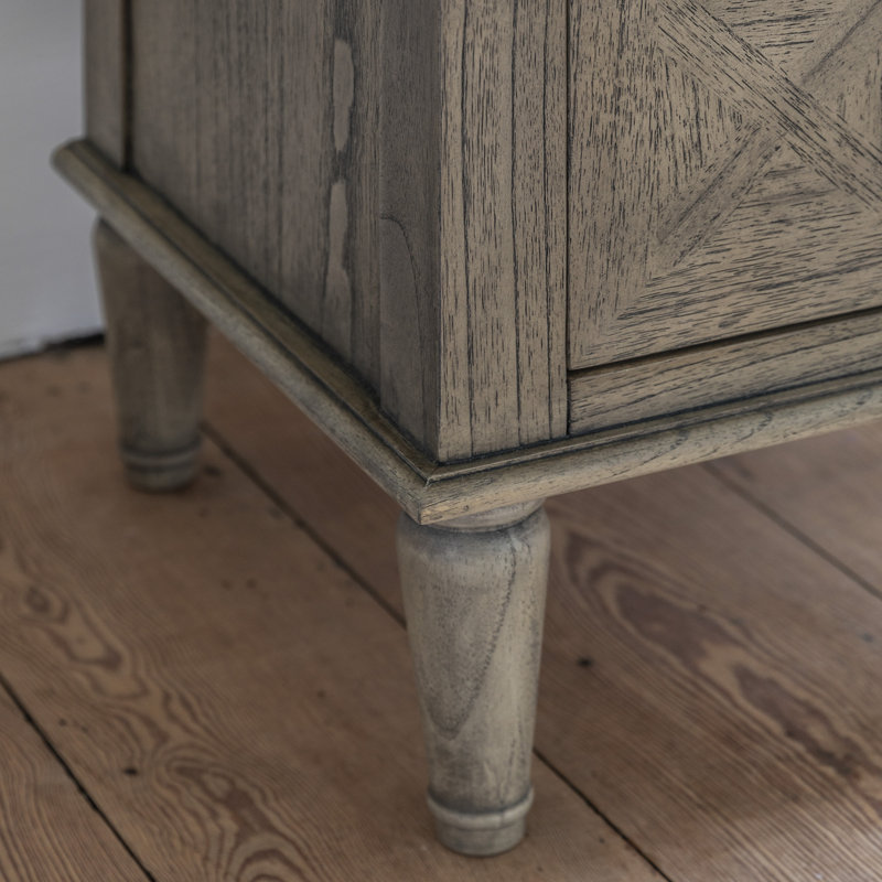 Mandie 50cm W Solid Wood Bedside Table