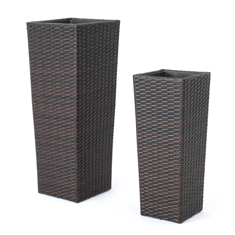 Rattan Flower Pot, Brown