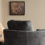 Fauteuil demi-tonneau pivotant à 360 ° l 40,5 po, fauteuil club chenille, fauteuil de loisirs-117279877