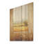 Summer Meadow Horizon Farmhouse Windows I - Fenêtres de ferme sur impression sur bois-664361323
