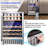 Cowsar 46 Bottle Dual-Zone Wine Cooler/Cabinet Beverage Refrigerator with Temperature Lock
