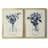" Indigo Floral Vase I " 2 - Pieces-830946970-830946974