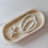 Natural marble oval tray ornament, vintage-style small tray storage dish, suitable for countertops, dressing tables, wardrobes, bedside tables and desks.