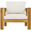 Ensemble de canapé modulaire d'extérieur 5 pièces en acacia