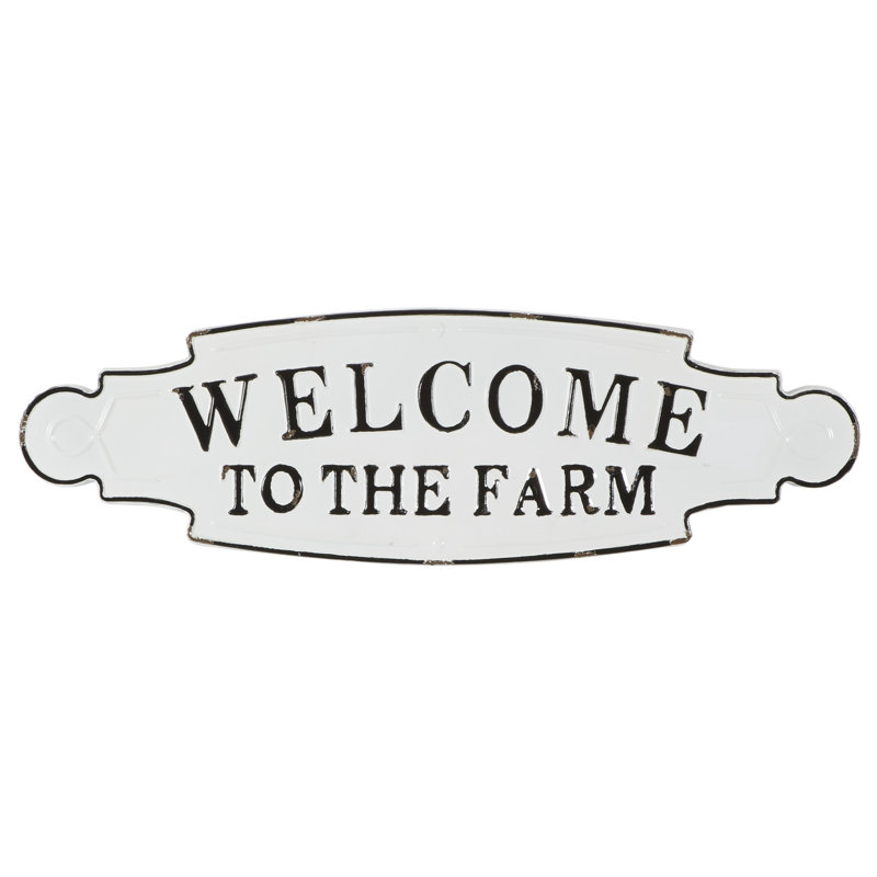 Farmhouse Wall Decor on Metal