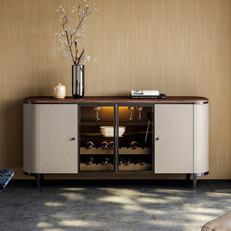Buffet de rangement moderne et minimaliste, H 35,43 po x l 62,99 po x P 15,75 po