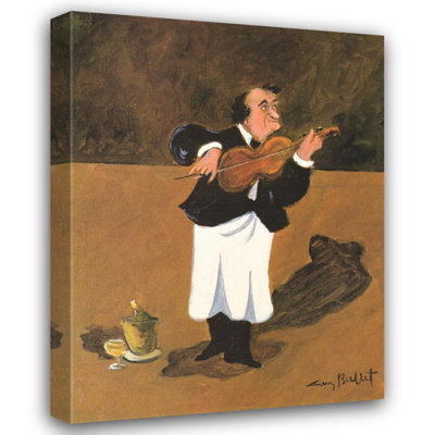 Violoniste avec champagne MCG-B1497