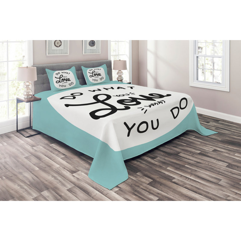 Modern & Contemporary Polyester Coverlet, King Bedspread + 2 Shams