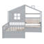 Lit simple simple avec canapé, lit plateforme pour enfants avec deux tiroirs et tablette de rangement-1788391723