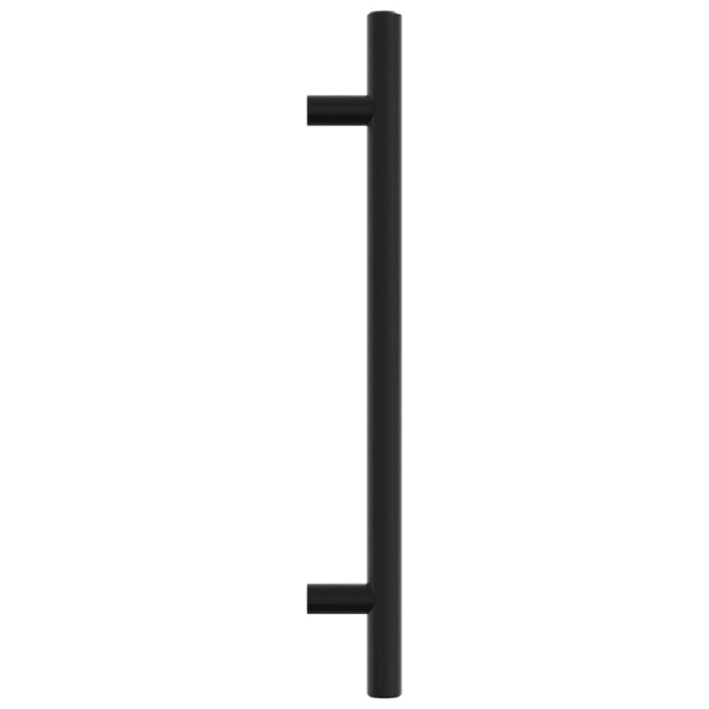 Metro Lane Cabinet Handles 10 Pcs Black 64 Mm Stainless Steel, 160mm, Black