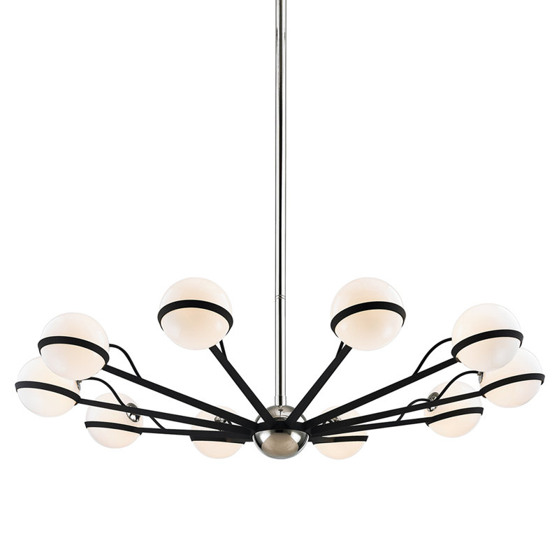 Lustre sphérique Spoutnik à 10 lumières Ryter