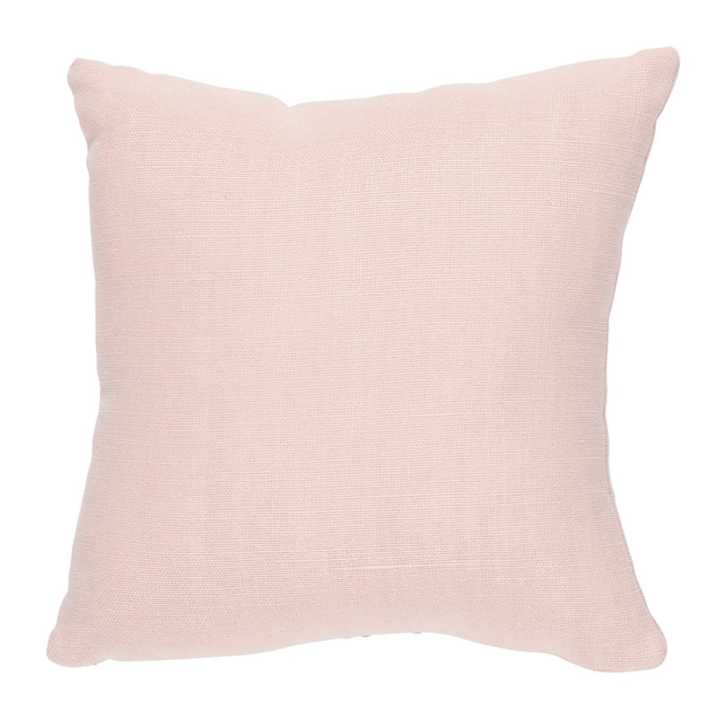 Ashoka Square Throw Pillow, 18" x 18", Rose Quartz
