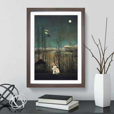 Carnival Evening by Henri Rousseau - Framed Print