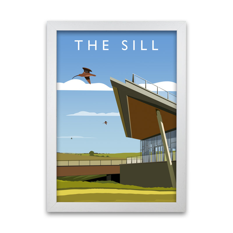 The Sill by Richard O'Neill - Single Picture Frame Print, 841 cm H x 594 cm W, White