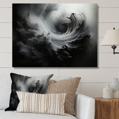Impression sur toile «Gray Tempest Dance In Storm II - Storms»