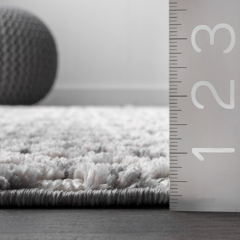 Tapis gris pour salle à manger Dianne, Rectangle 3 pi x 5 pi 7 po