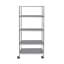 Étagère à cinq tablettes grillagées NSF H 75 po x l 36 po x P 18 po UltraZinc