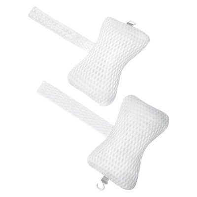 DIDADI Features Suction Cup Long Strap, 2 Pack Hot Tub Pillow, Hot Tub Headrest Suitable for Outdoor Hot Tubs and Inflatable Hot Tubs. Universal Spa Pillow with Adjustable Height and a Hook for Easy Drying.