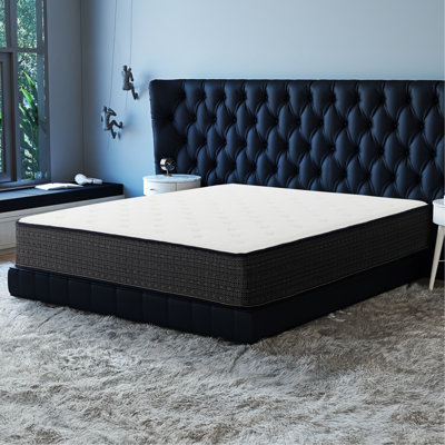 Grand matelas de 10 po, housse en tricot rafraîchissant régulant la température, mousse viscoélastique gélifiée et ressorts ensachés pour un soutien confortable, pouce ferme avec housse, ventre - sommeil