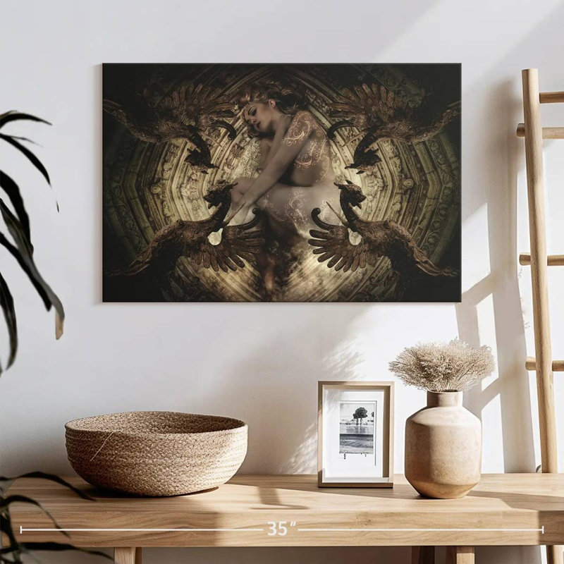 Kelan Wizard Priestess, 16" H x 24" W