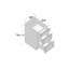 Armoire inférieure à 3 tiroirs DL Cabinetry (prête à assembler) de style Shaker l 18 po x H 34,5 po x P 24 po - Cyber gris-124950284-123598802