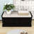 Storage Bench with 2 Drawers, 2 Cabinets and Removable Cushion for Entryway-1440841057