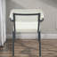 Ensemble de 2 chaises de salle à manger modernes et rembourrées en métal de qualité supérieure