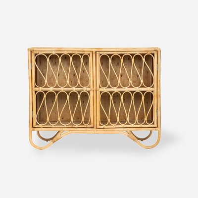 Armoire de rangement en rotin Morgan