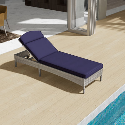 Arshpreet 75.8" Long Reclining Single Chaise with Cushions