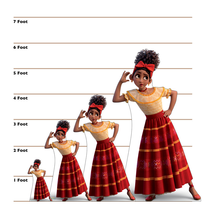 48'' Dolores Encanto Cardboard Standee with Red Dress