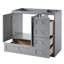 [Cabinet seulement] Meuble-lavabo (lavabo non inclus)-1091050961