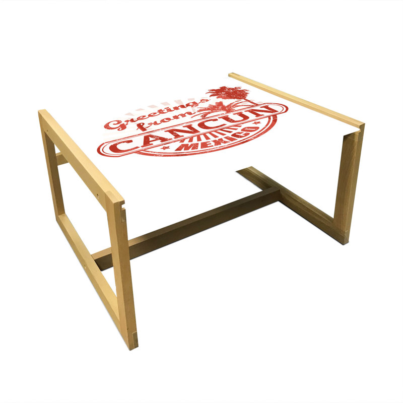 Iretomiwa Trestle Coffee Table, 40cm H x 74cm W x 62cm D