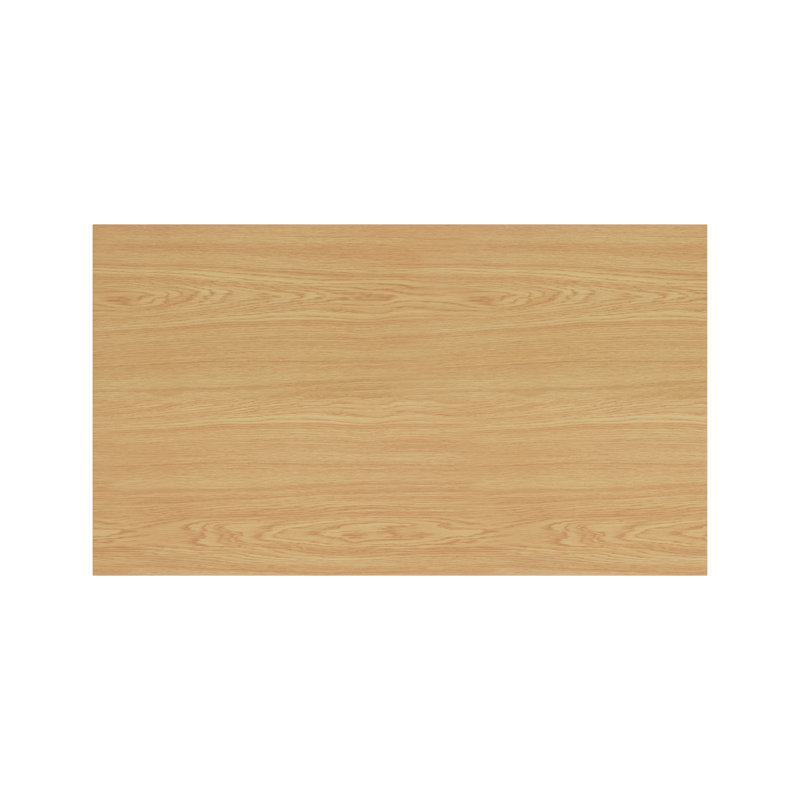 Buariki Rectangle Flip Top Modular Training Table with Casters, Oak, 72cm H x 120cm W x 80cm D