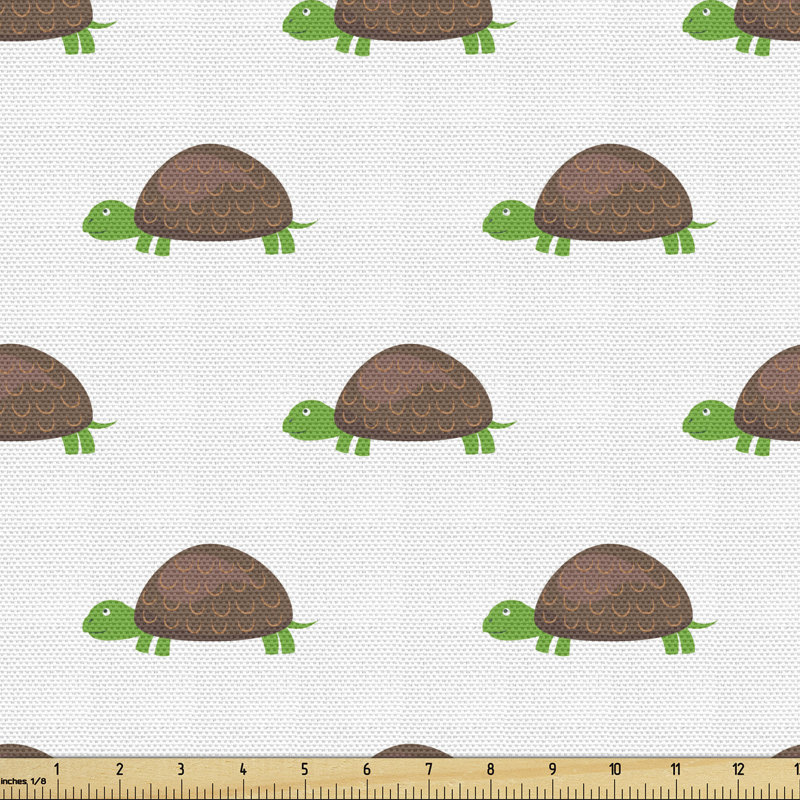 Tissu décoratif tortue, l 58 po x L 108 po