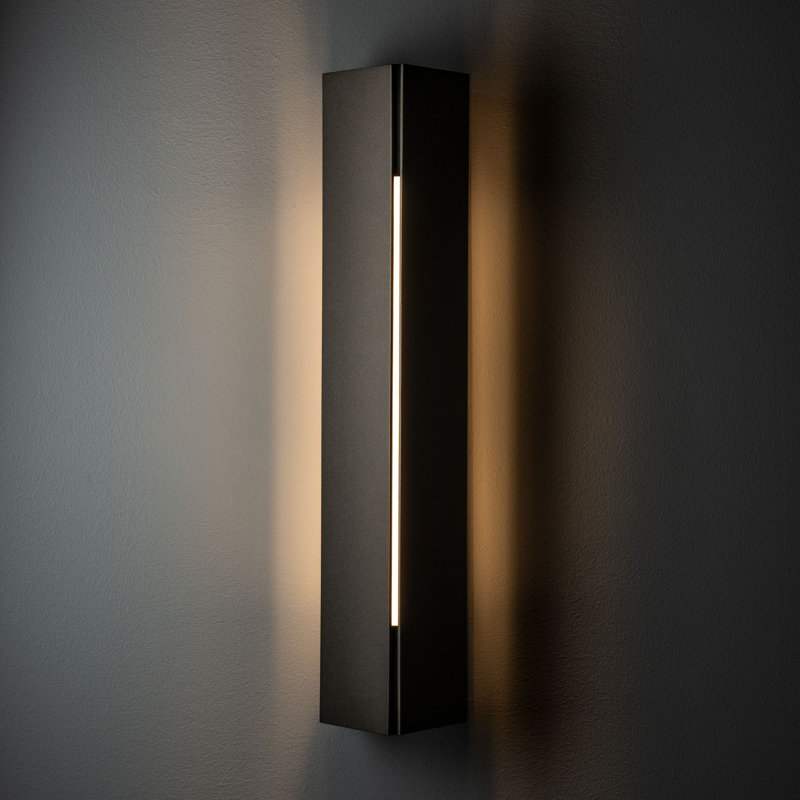 Gallery Outdoor Sconce, Coastal Oil Rubbed Bronze, 24.3" H x 5.5" W x 4.1" D