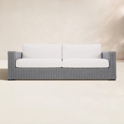 Capri Outdoor Metal Loveseat