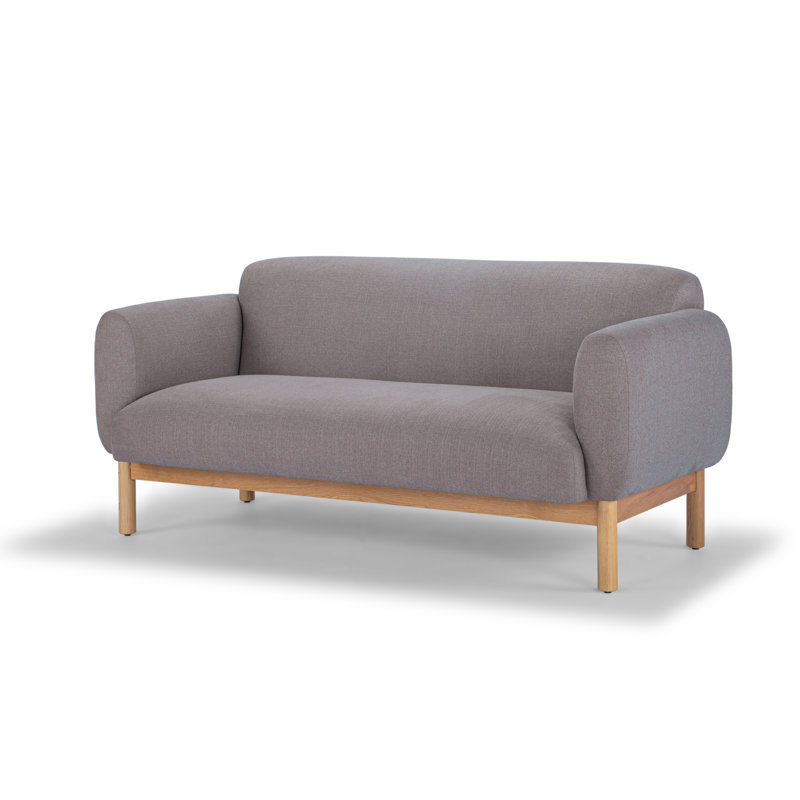 Tulum Sofa, Metro Gray Linen Blend, 68" W