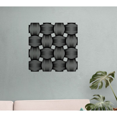 Metal Abstract Geometric Wall Art Decor, Contemporary Art for Living Room, Office, New Home Gift