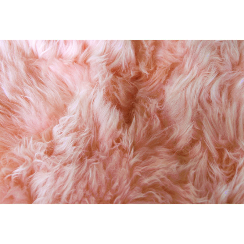 Eubanks Sheepskin Animal Print Indoor Rug, Novelty 2' x 3'
