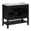 Bathroom Vanity With Sink Combo, One Cabinet And Three Drawers, Solid Wood And MDF Board-2066395233