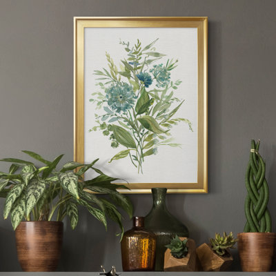 Greenery II - Peinture sur toile encadrée