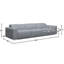 Capri 124'' Genuine Leather Square Arm Reclining Sofa-72483415-72481588-122810343